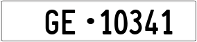 Truck License Plate